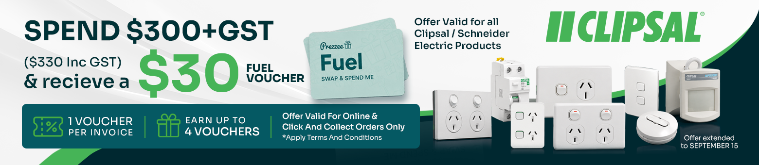 Clipsal & Schneider Fuel Voucher Promotion