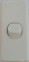 1 Gang Architrave Switch White - Clipsal C2030