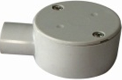 20mm One Way Shallow Junction Box Grey