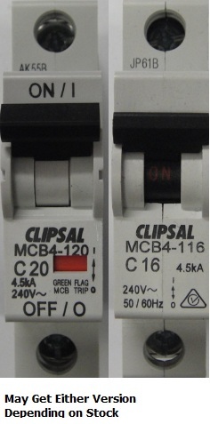 Clipsal Single Phase MCB Circuit Breaker 63amp 4.5kA