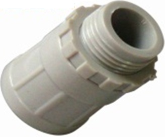 25mm Plain to Screw Adapter Grey - SPS25