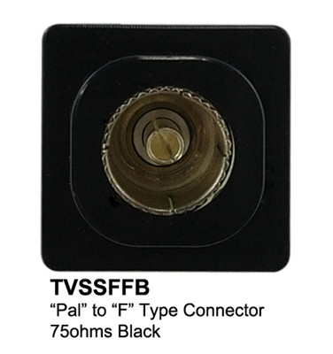 PAL Solderless TV Black Mechanism to Fit Connected Wall Plates