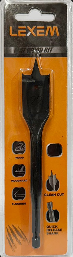 LEX 20mm Wood Flat Spade Bit Drill - SDB20