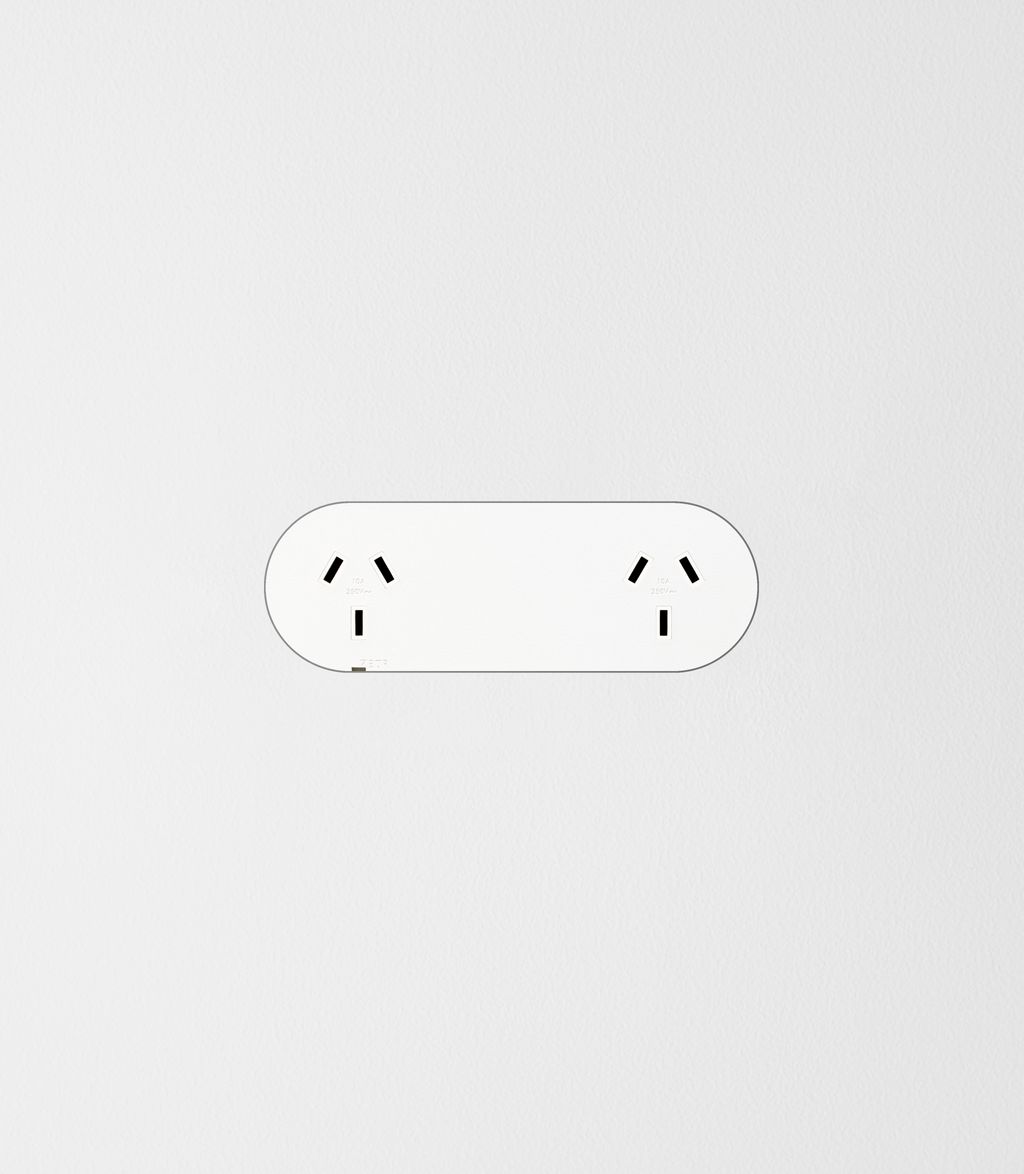 ZETR Double Outlet - WHITE - 13-O-W