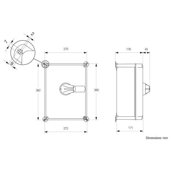 nhp-iso-3-pole-160amp-isolator-switch-ip65-iso3160mg
