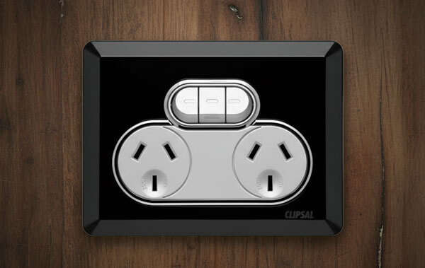 Clipsal Saturn Espresso Black Offer