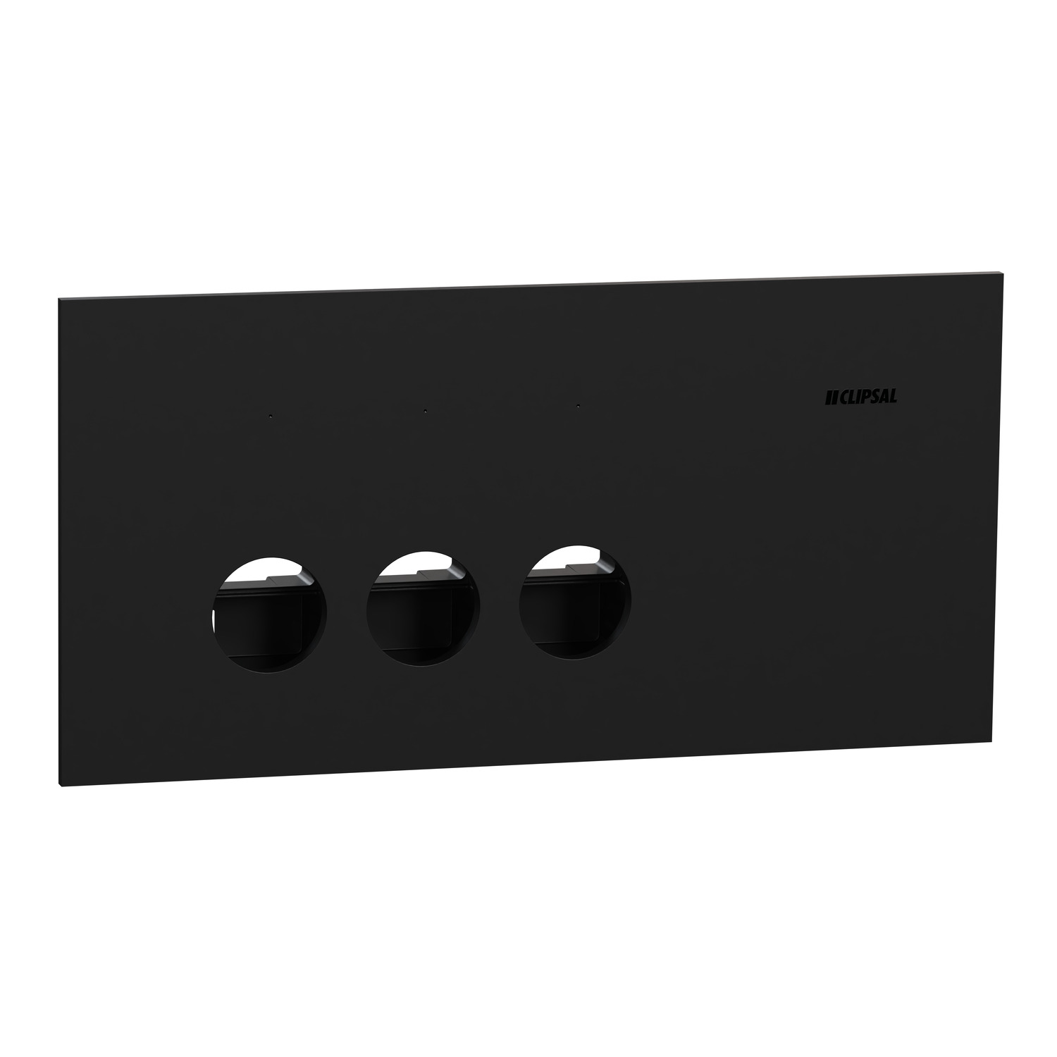 clipsal-solis-range-3-gang-switch-grid-and-plate-zen-black-cli1043pua-zb