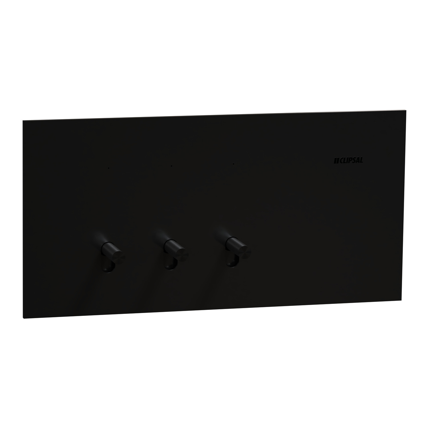 clipsal-solis-t-series-3-gang-horizontal-switch-20a16ax-ebony-aluminium-cli1043ta-ea