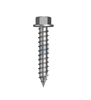 Type 17 Flanged Hex Head Pit Screw 304 Stainless
