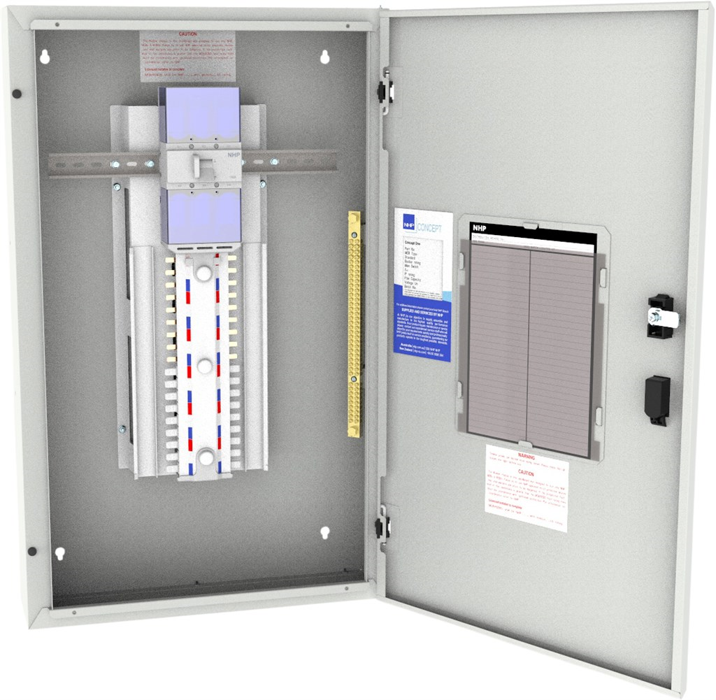 nhp-24-pole-concept-one-panelboard-with-250-amp-main-switch-included-coe24m250lg