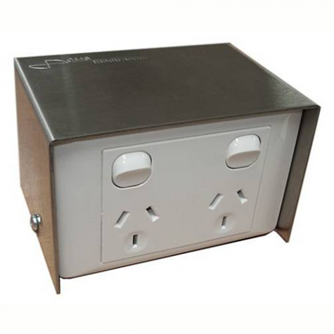 Floor Service Outlet 2 Compartment - G1 CMS Electracom