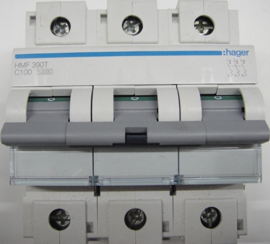 Hager 3 Phase 100amp Circuit Breaker 10kA