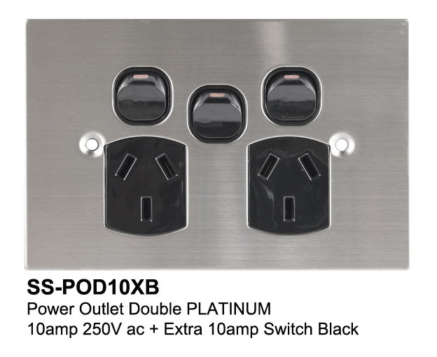 double-power-point-with-extra-switch-stainless-steel-black-ss-pod10x-b