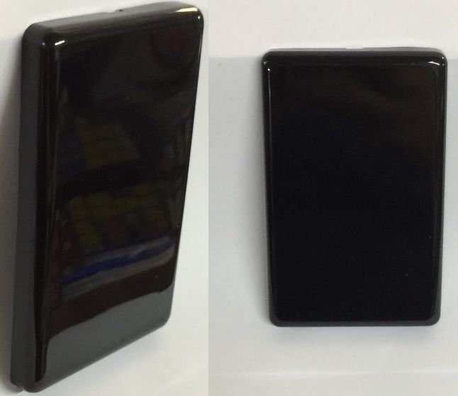 Standard Size Blank Plate BLACK - Sparkelec SBP2B