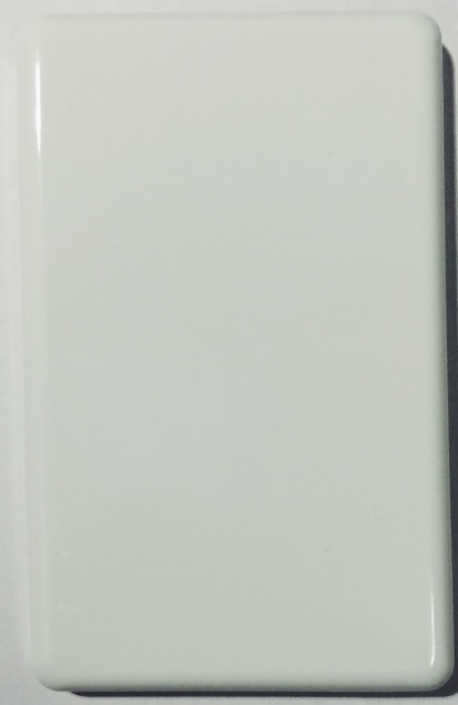 Standard Size Blank Plate White - Sparkelec SBP2