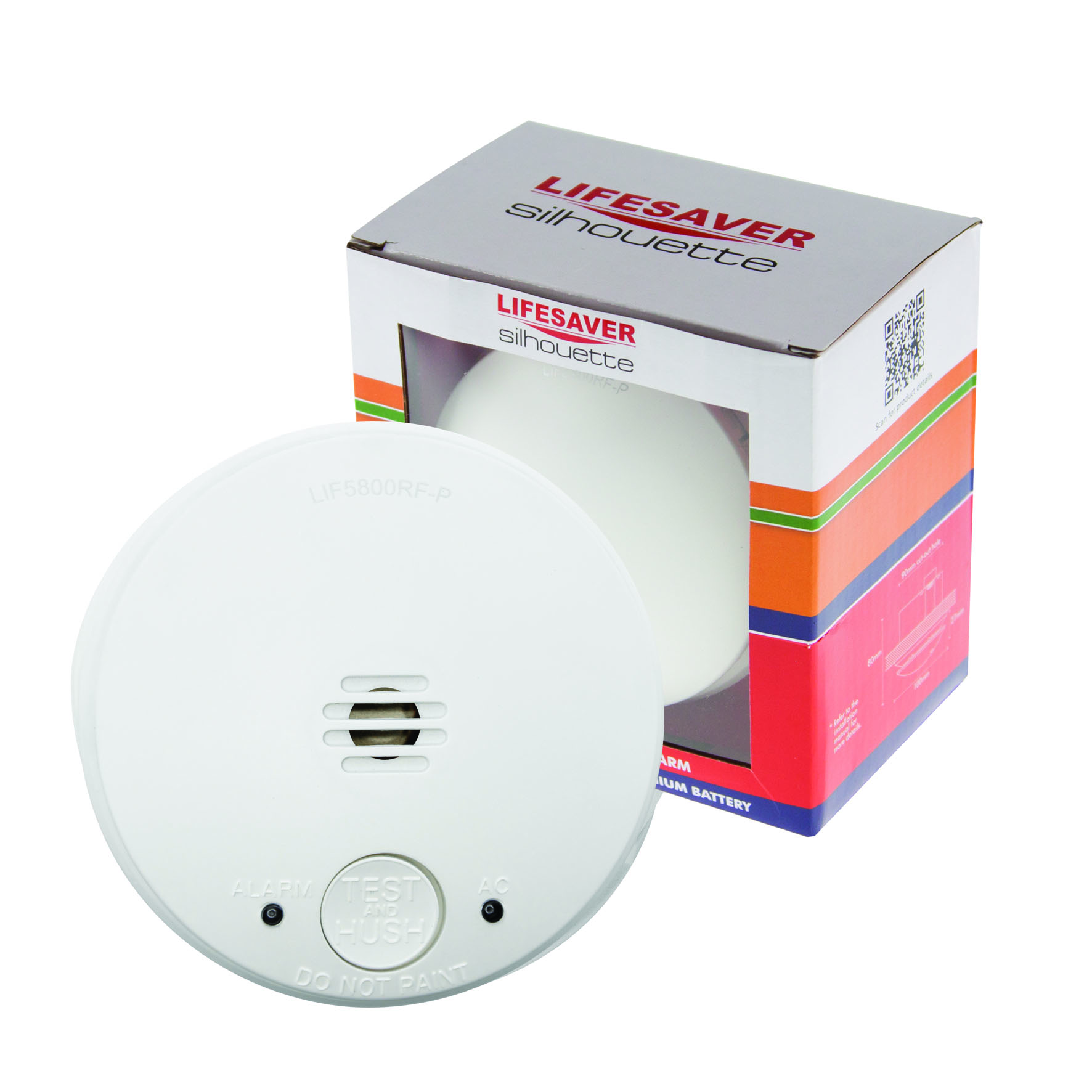 psa-flushreccessed-photoelectric-smoke-detector-with-rechargeable-lithium-battery-lif5800rf