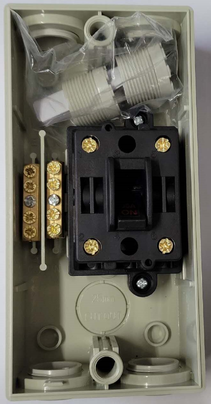 sparkelec-1p2p-pole-35amp-isolator-switch-ip66-sis235