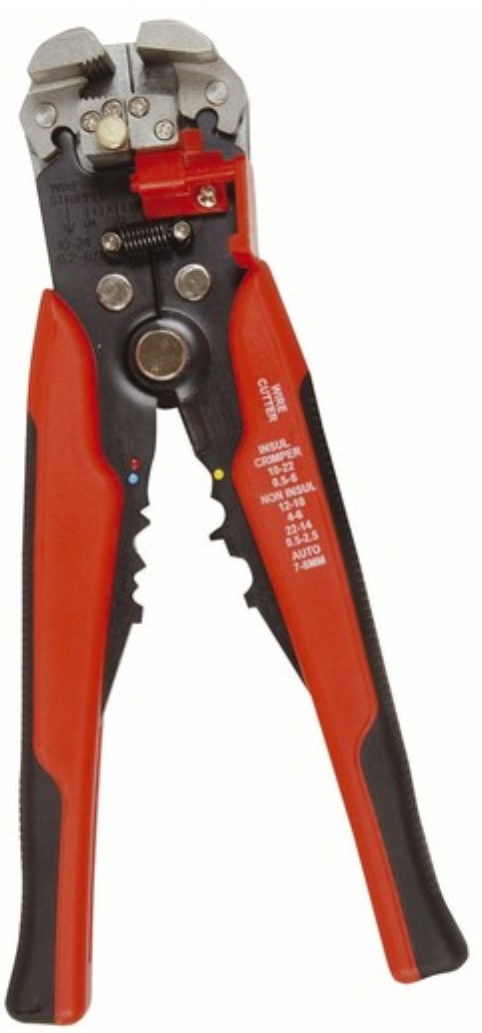 Heavy Duty Wire Stripper / Cutter / Crimper with Wire Guide - TH1827