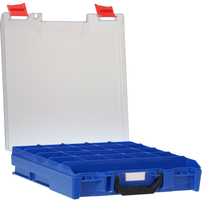 StorageTek Case Small PC Lid Blue Case with Clear LID - 33STSC-BL