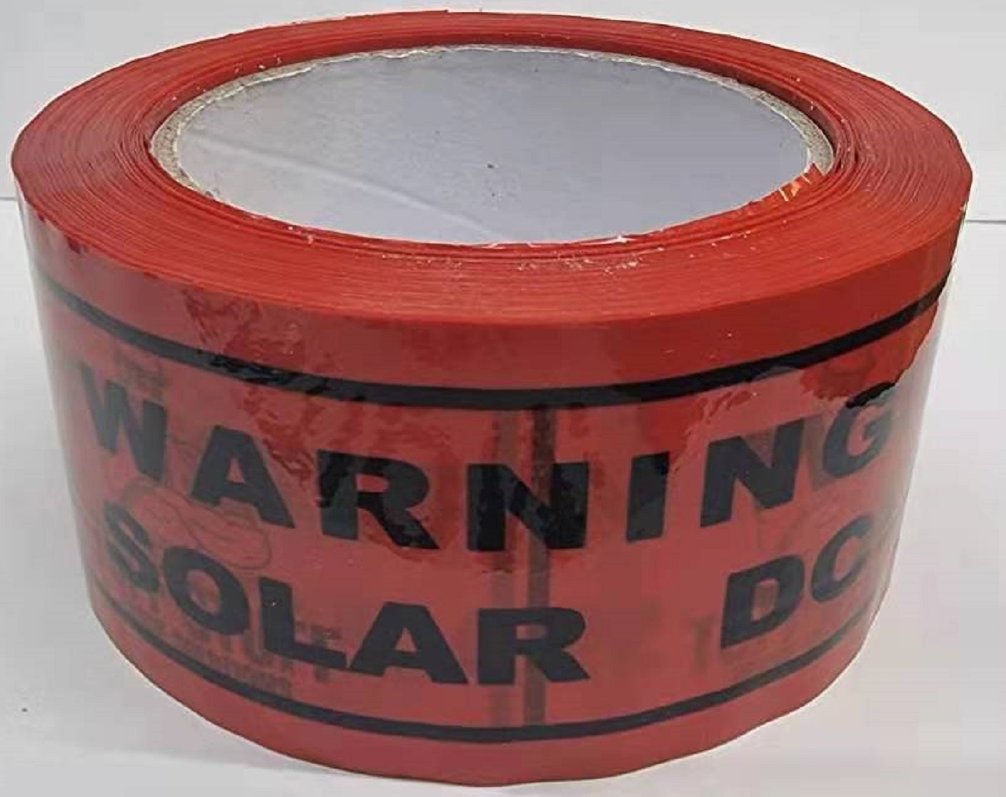 Solar DC Warning Tape 45mm x 100m Roll - SOLARDCW