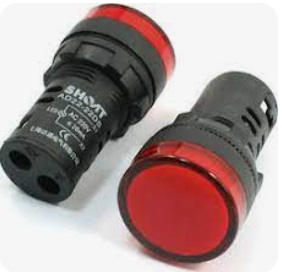 CHINT 240v RED LED Indicator Only 22mm - ND16-22DSR