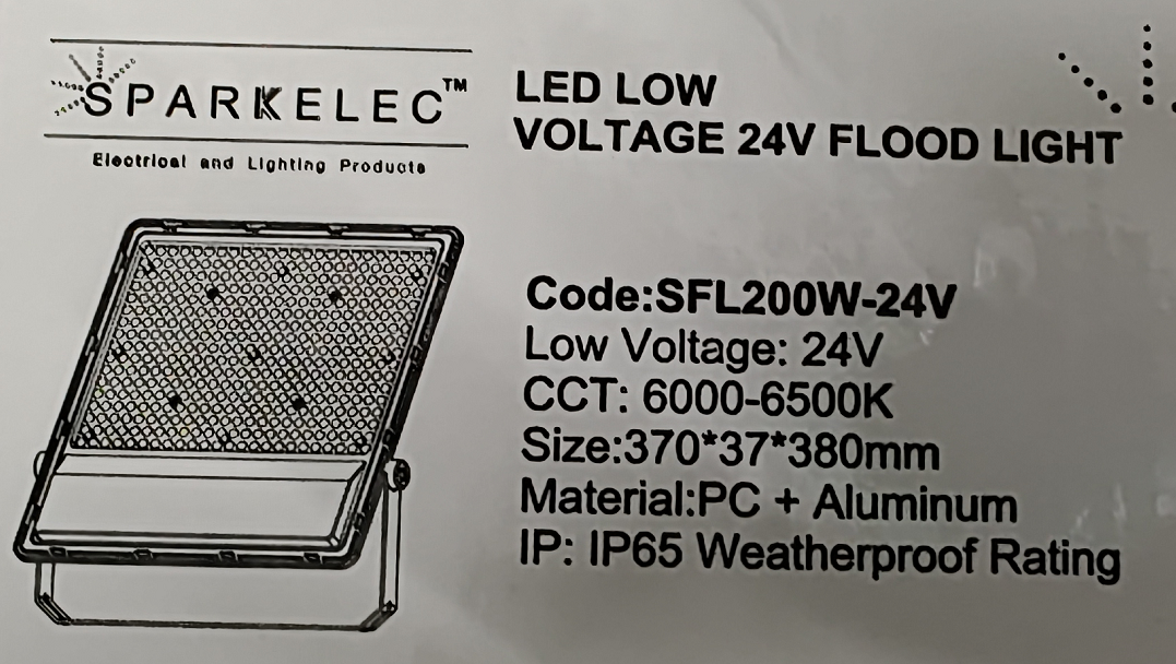 24v-ip65-rated-low-voltage-200w-flood-light-sfl200w-24v