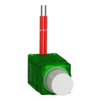 Clipsal Iconic Series Rotary Universal Dimmer Mechanism, 240V, 350W, Vivid White - 40ERDMVW